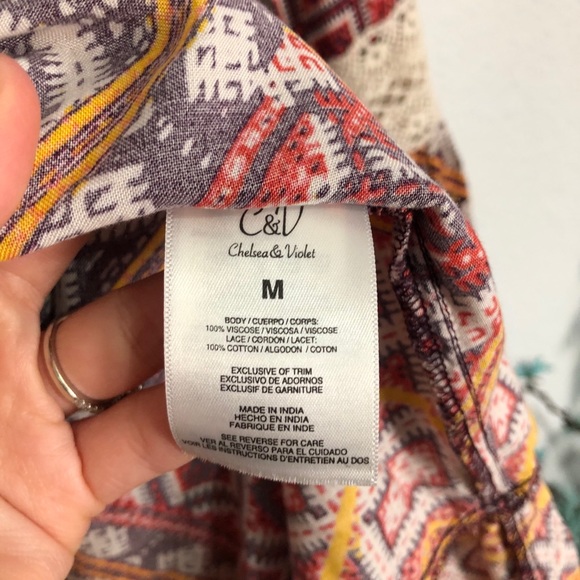 5/$25 | CHELSEA & VIOLET Mountain Traveler Dress Size Medium - Picture 4 of 10